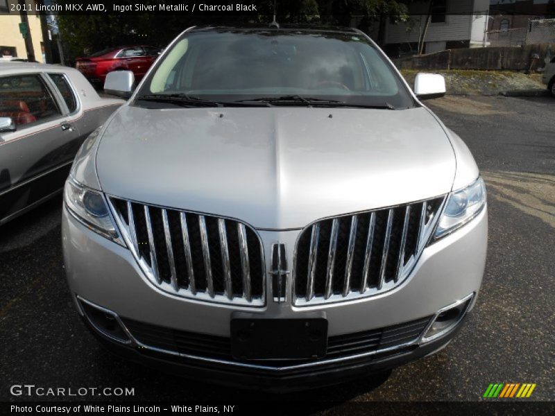 Ingot Silver Metallic / Charcoal Black 2011 Lincoln MKX AWD