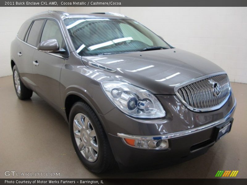 Cocoa Metallic / Cashmere/Cocoa 2011 Buick Enclave CXL AWD