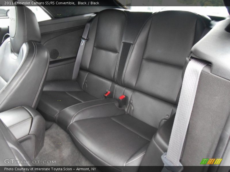 Rear Seat of 2011 Camaro SS/RS Convertible