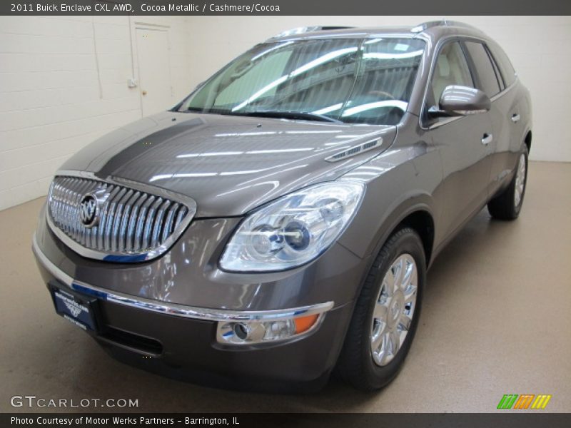 Cocoa Metallic / Cashmere/Cocoa 2011 Buick Enclave CXL AWD