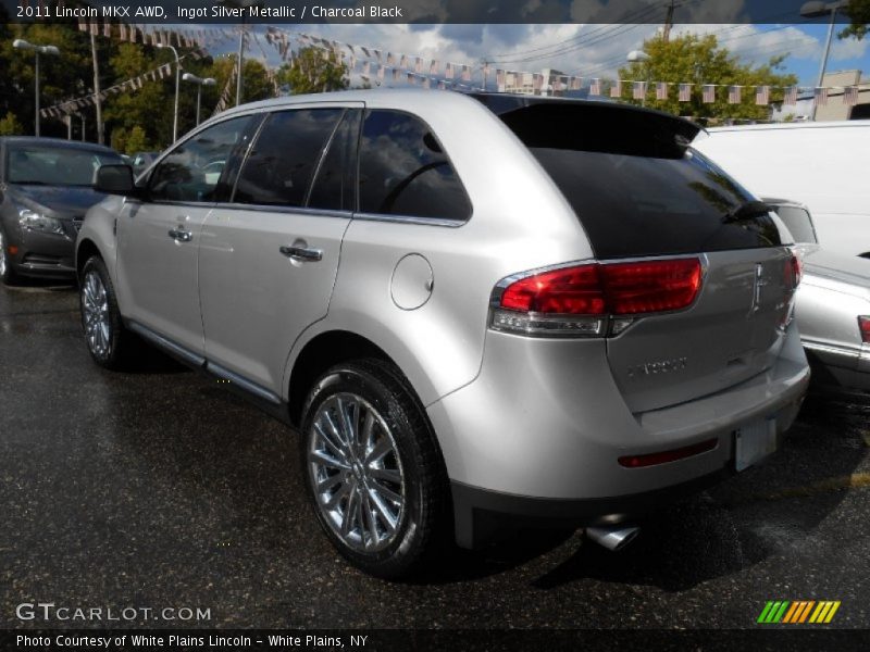 Ingot Silver Metallic / Charcoal Black 2011 Lincoln MKX AWD