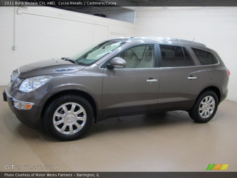 Cocoa Metallic / Cashmere/Cocoa 2011 Buick Enclave CXL AWD