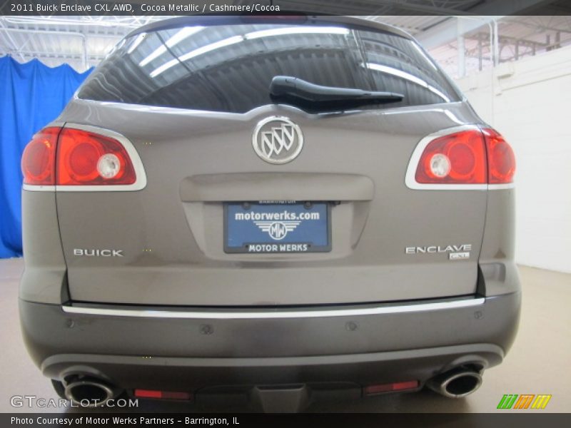 Cocoa Metallic / Cashmere/Cocoa 2011 Buick Enclave CXL AWD