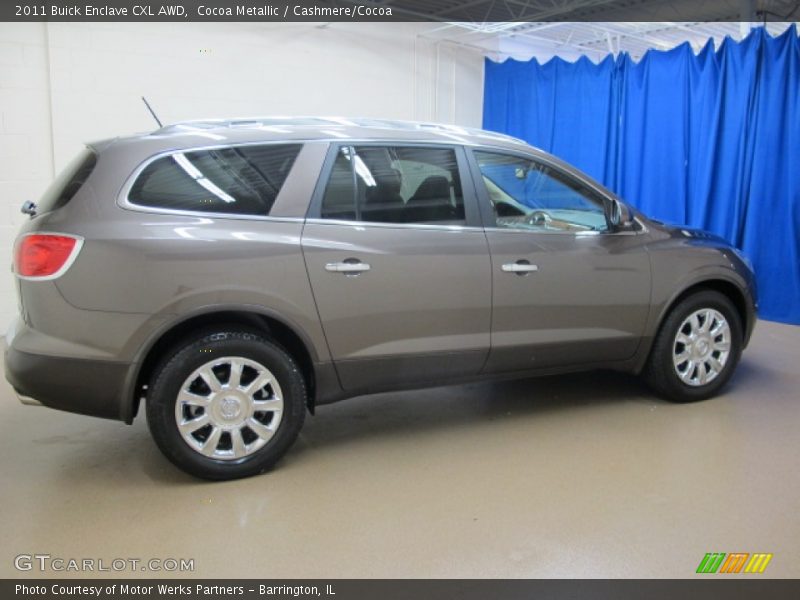 Cocoa Metallic / Cashmere/Cocoa 2011 Buick Enclave CXL AWD