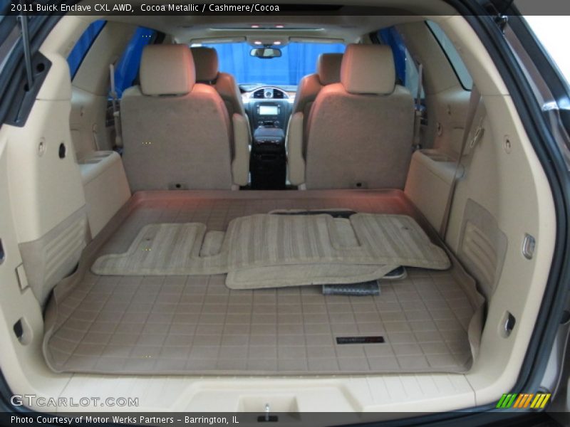 Cocoa Metallic / Cashmere/Cocoa 2011 Buick Enclave CXL AWD