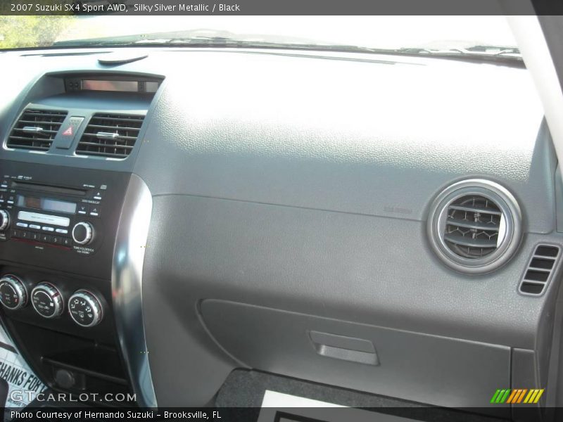 Silky Silver Metallic / Black 2007 Suzuki SX4 Sport AWD