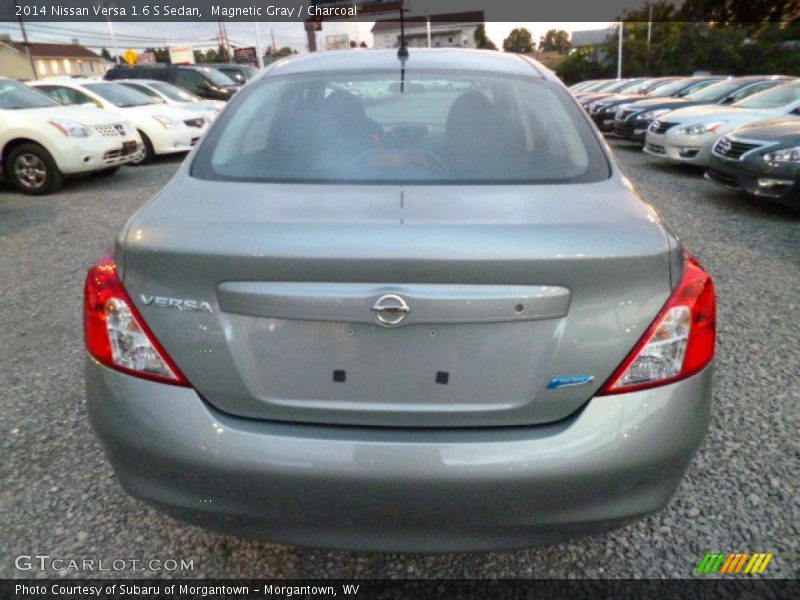 Magnetic Gray / Charcoal 2014 Nissan Versa 1.6 S Sedan