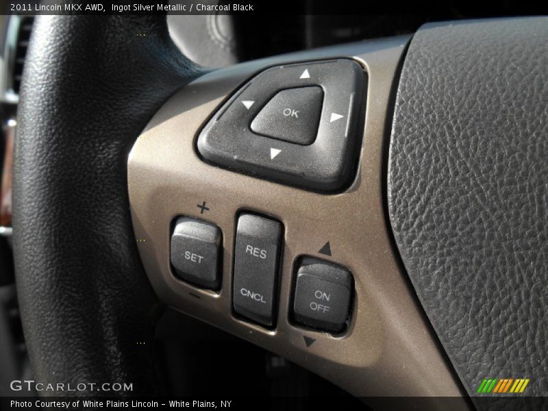 Ingot Silver Metallic / Charcoal Black 2011 Lincoln MKX AWD