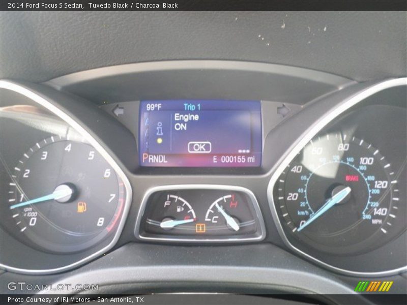 Tuxedo Black / Charcoal Black 2014 Ford Focus S Sedan