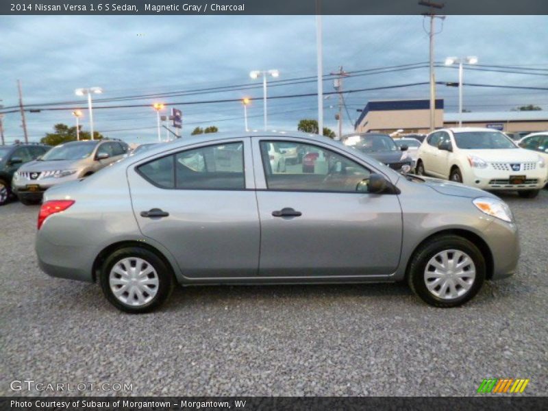 Magnetic Gray / Charcoal 2014 Nissan Versa 1.6 S Sedan