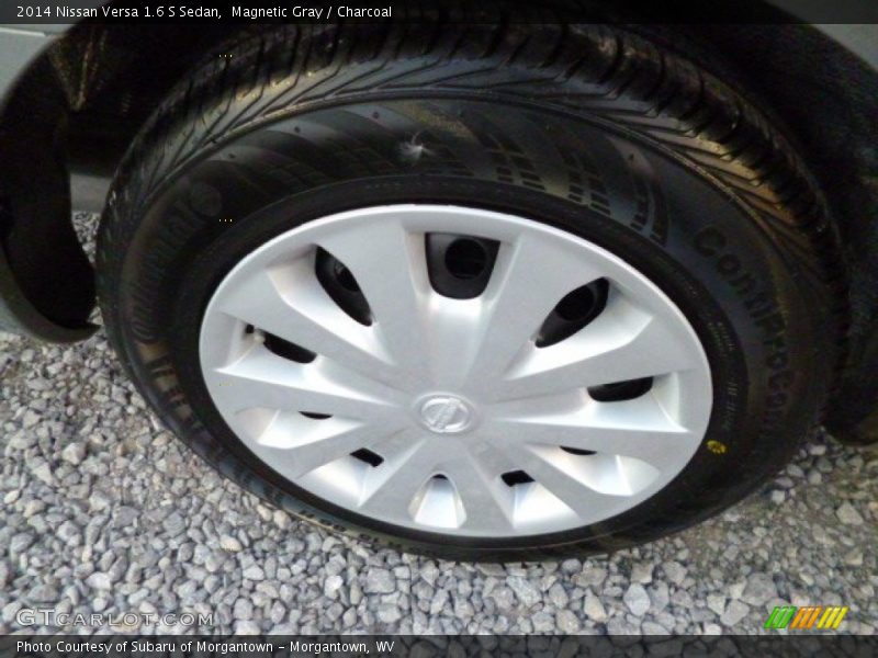 Magnetic Gray / Charcoal 2014 Nissan Versa 1.6 S Sedan