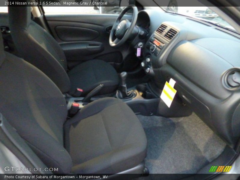 Magnetic Gray / Charcoal 2014 Nissan Versa 1.6 S Sedan