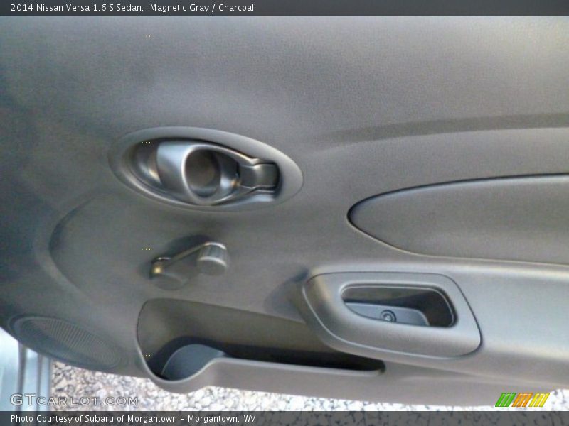 Magnetic Gray / Charcoal 2014 Nissan Versa 1.6 S Sedan