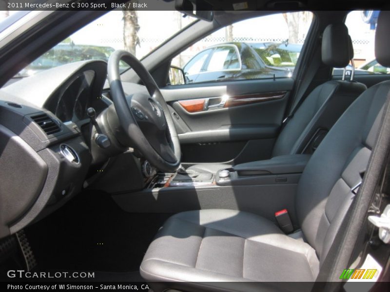 Black / Black 2011 Mercedes-Benz C 300 Sport