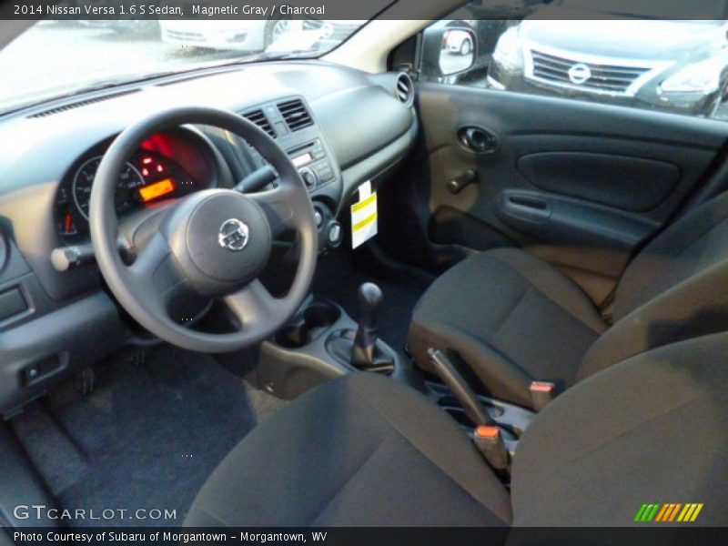 Magnetic Gray / Charcoal 2014 Nissan Versa 1.6 S Sedan