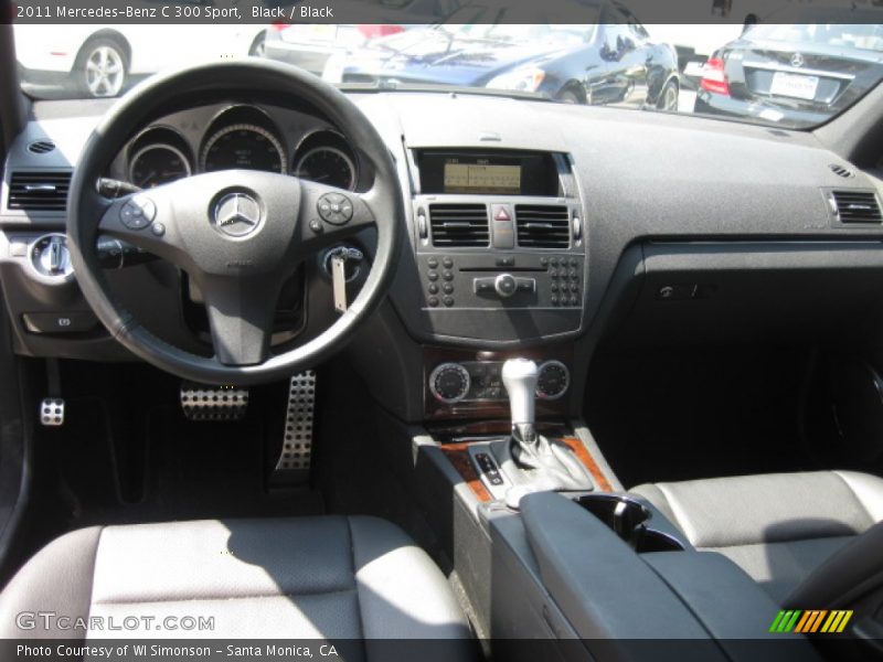 Black / Black 2011 Mercedes-Benz C 300 Sport