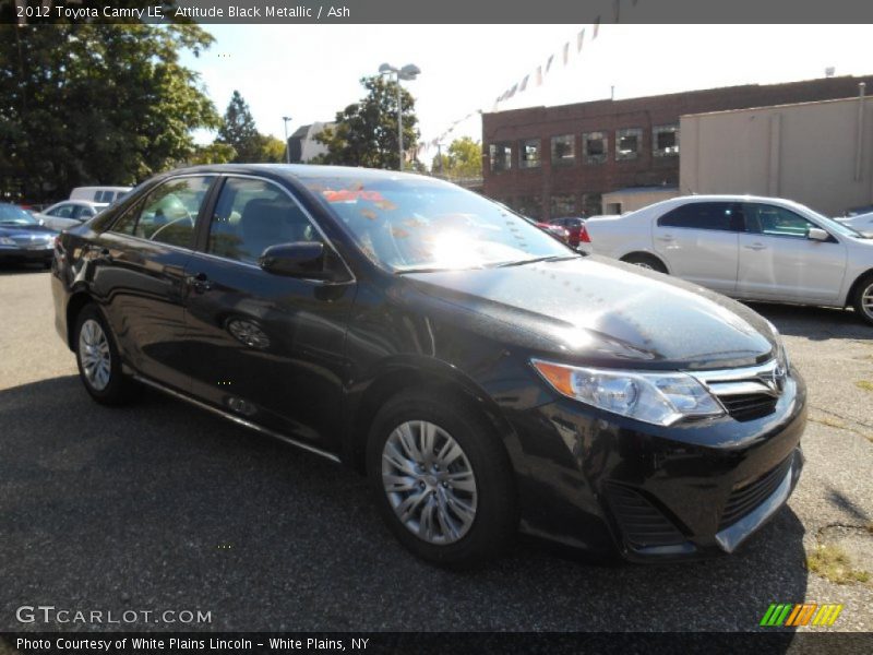 Attitude Black Metallic / Ash 2012 Toyota Camry LE