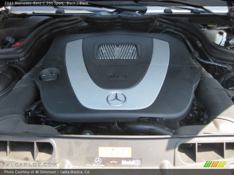 Black / Black 2011 Mercedes-Benz C 300 Sport