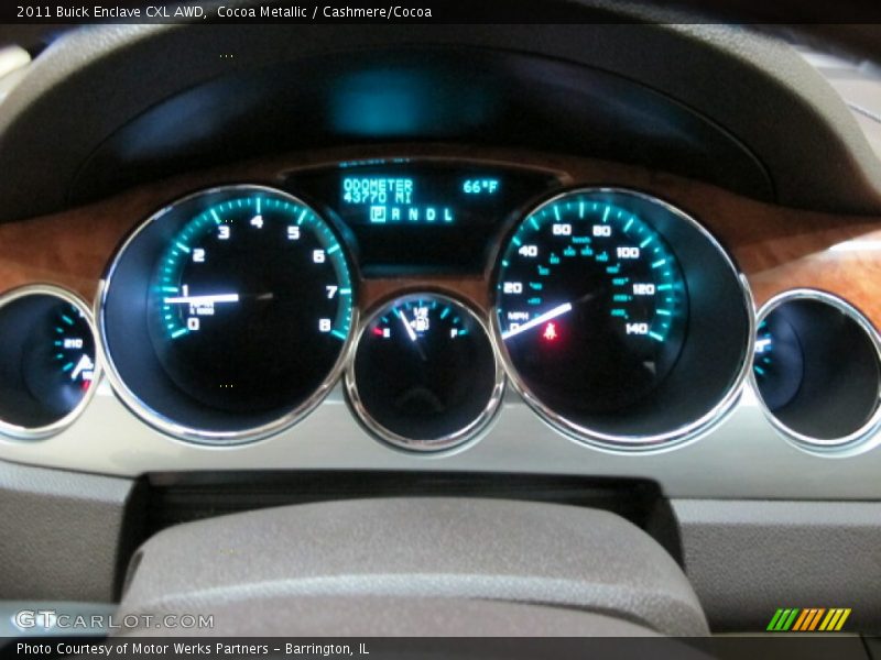 Cocoa Metallic / Cashmere/Cocoa 2011 Buick Enclave CXL AWD