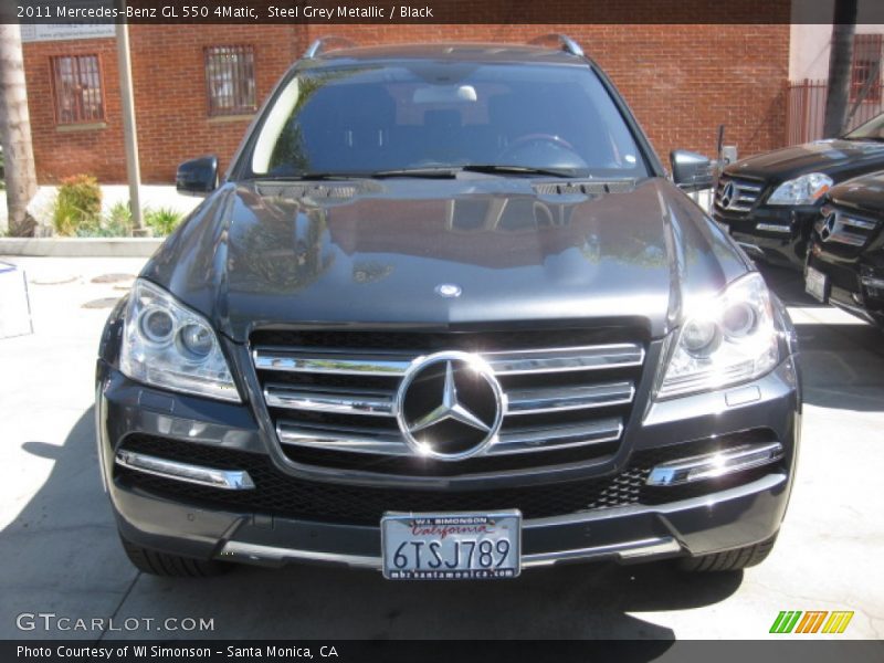 Steel Grey Metallic / Black 2011 Mercedes-Benz GL 550 4Matic