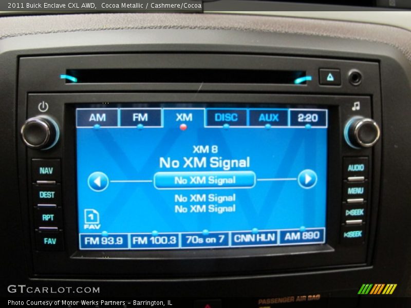 Cocoa Metallic / Cashmere/Cocoa 2011 Buick Enclave CXL AWD