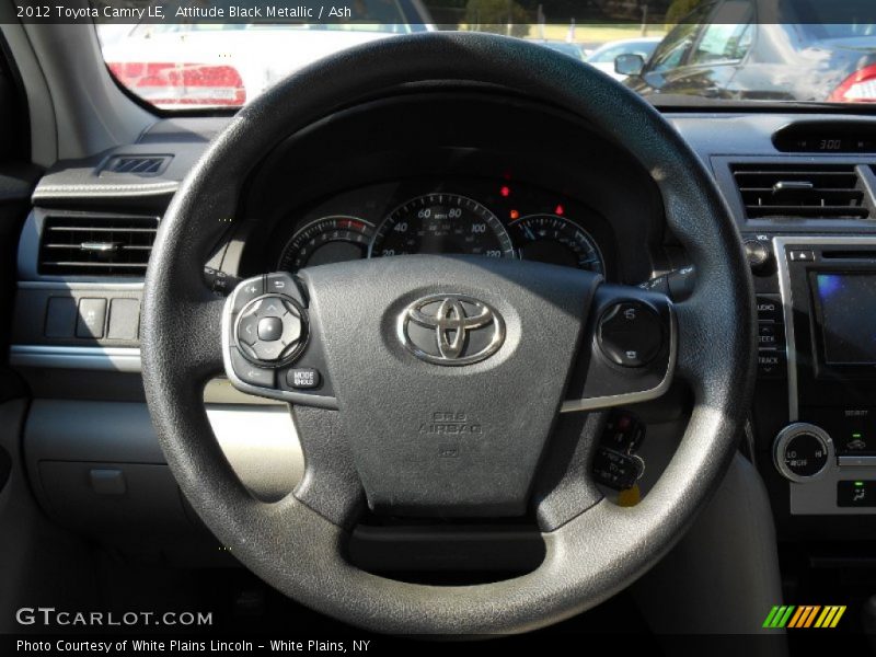 Attitude Black Metallic / Ash 2012 Toyota Camry LE