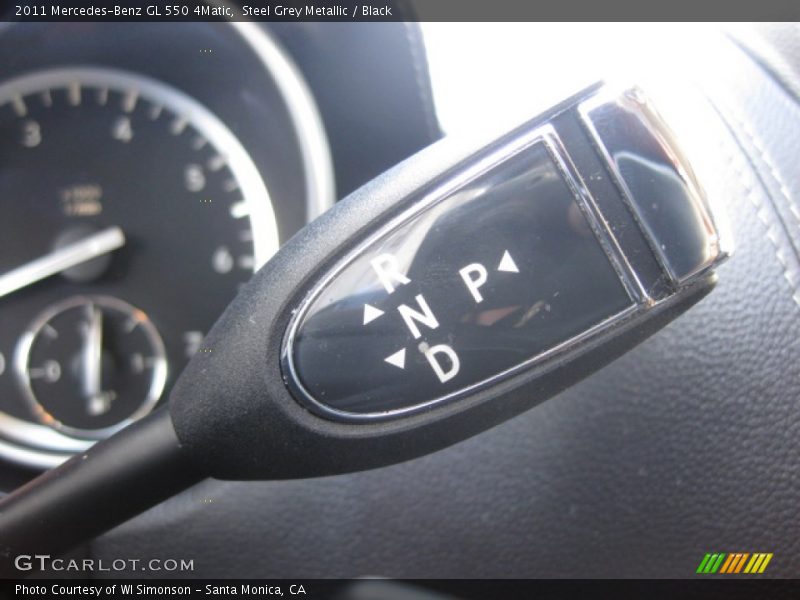 Steel Grey Metallic / Black 2011 Mercedes-Benz GL 550 4Matic