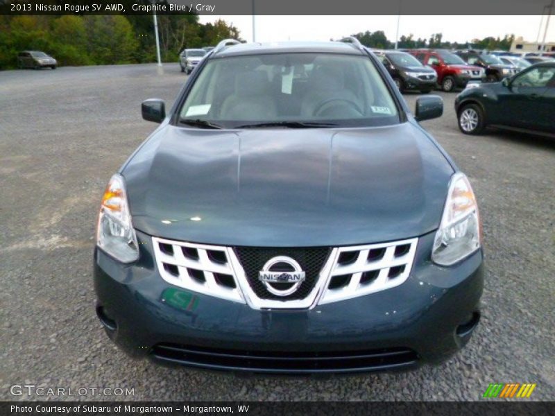 Graphite Blue / Gray 2013 Nissan Rogue SV AWD