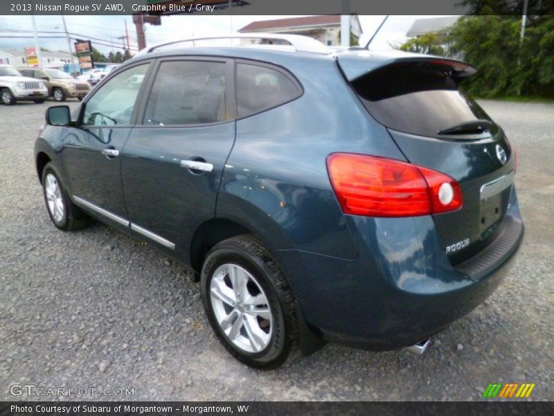 Graphite Blue / Gray 2013 Nissan Rogue SV AWD