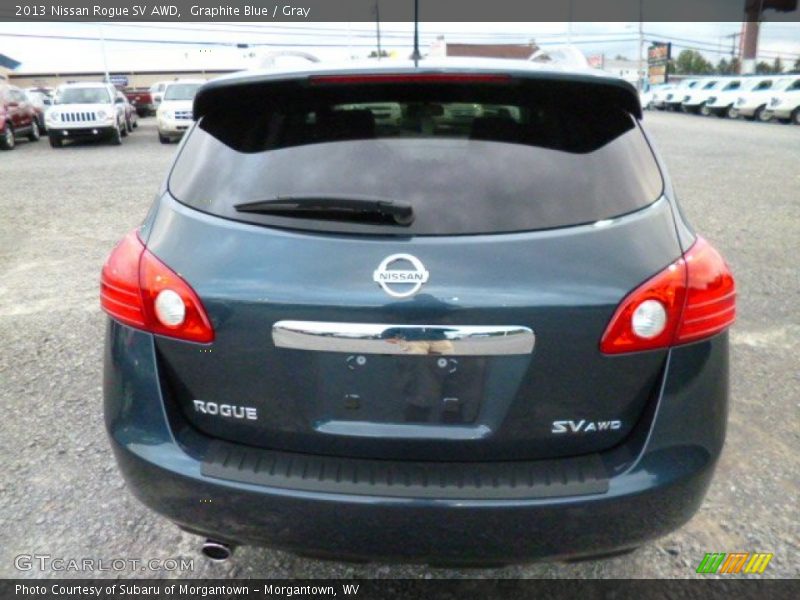 Graphite Blue / Gray 2013 Nissan Rogue SV AWD