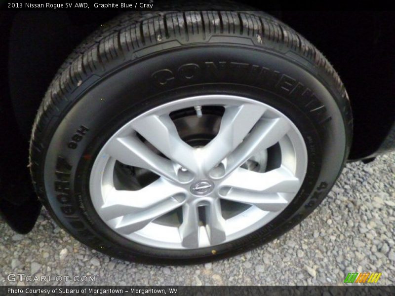 Graphite Blue / Gray 2013 Nissan Rogue SV AWD