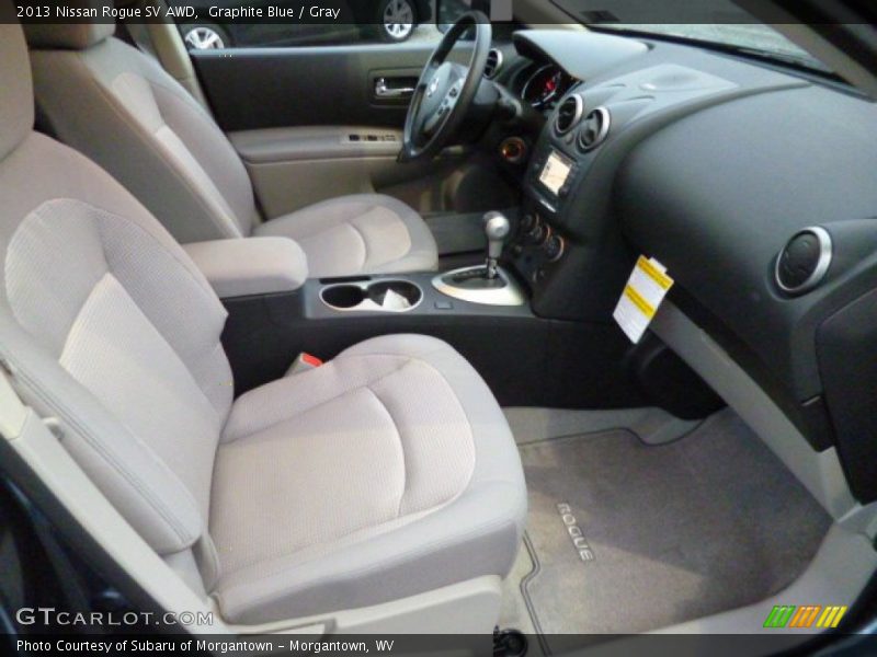 Graphite Blue / Gray 2013 Nissan Rogue SV AWD