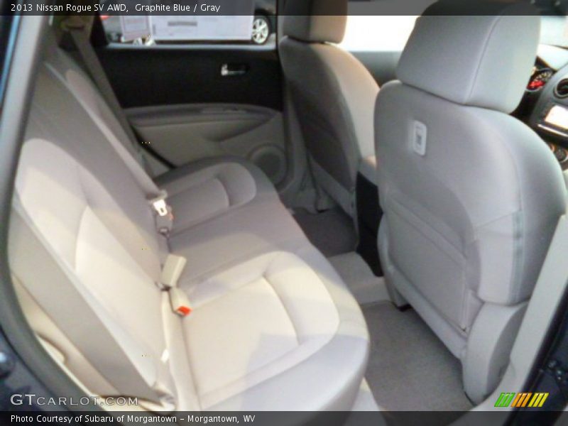 Graphite Blue / Gray 2013 Nissan Rogue SV AWD