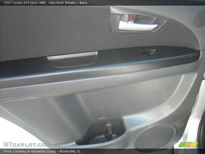 Silky Silver Metallic / Black 2007 Suzuki SX4 Sport AWD