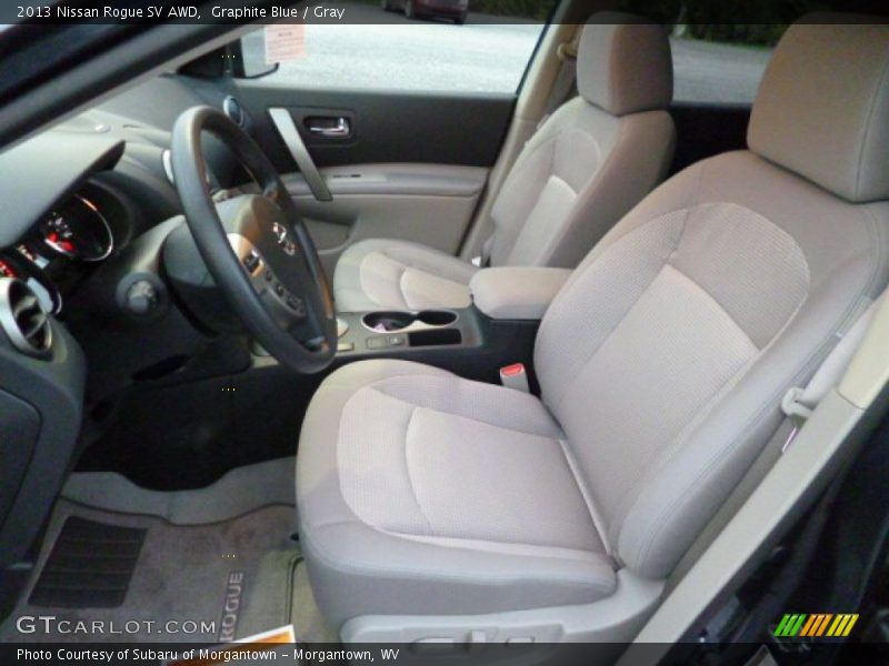 Graphite Blue / Gray 2013 Nissan Rogue SV AWD