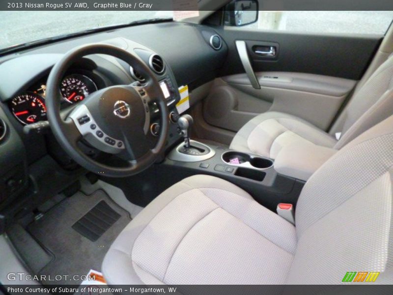 Graphite Blue / Gray 2013 Nissan Rogue SV AWD