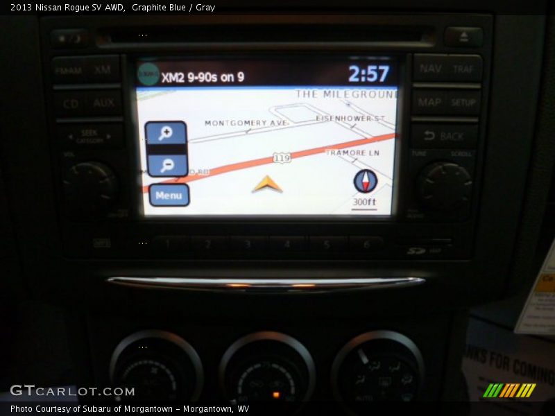 Graphite Blue / Gray 2013 Nissan Rogue SV AWD