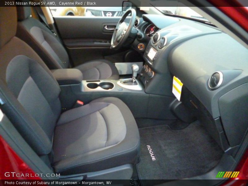 Cayenne Red / Black 2013 Nissan Rogue SV AWD