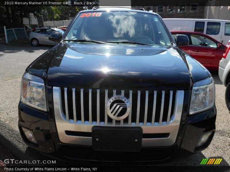 Black / Black 2010 Mercury Mariner V6 Premier 4WD