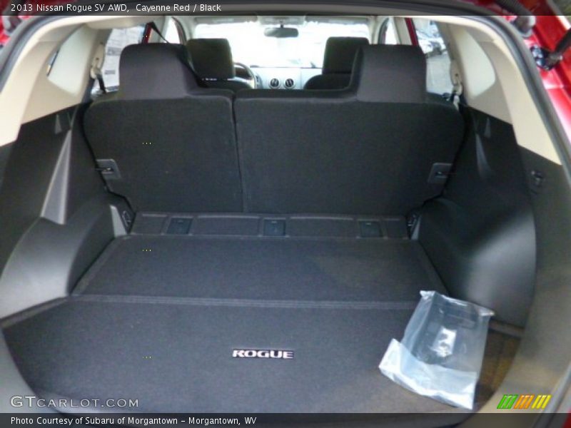 Cayenne Red / Black 2013 Nissan Rogue SV AWD