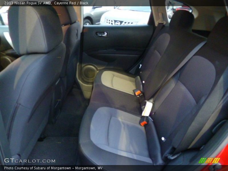 Cayenne Red / Black 2013 Nissan Rogue SV AWD