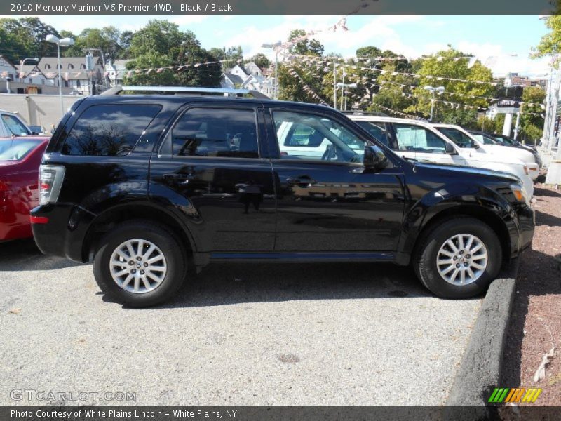 Black / Black 2010 Mercury Mariner V6 Premier 4WD