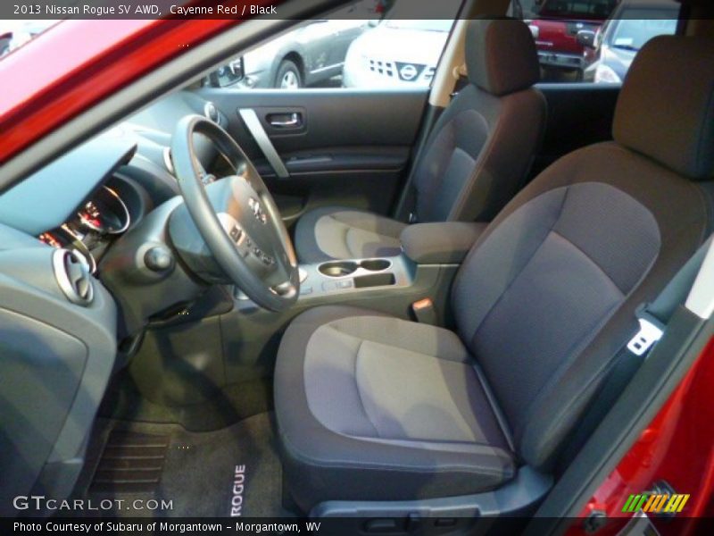 Cayenne Red / Black 2013 Nissan Rogue SV AWD