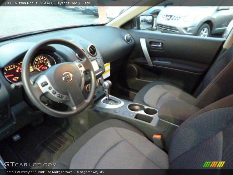 Cayenne Red / Black 2013 Nissan Rogue SV AWD