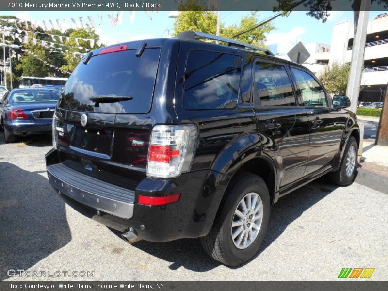 Black / Black 2010 Mercury Mariner V6 Premier 4WD