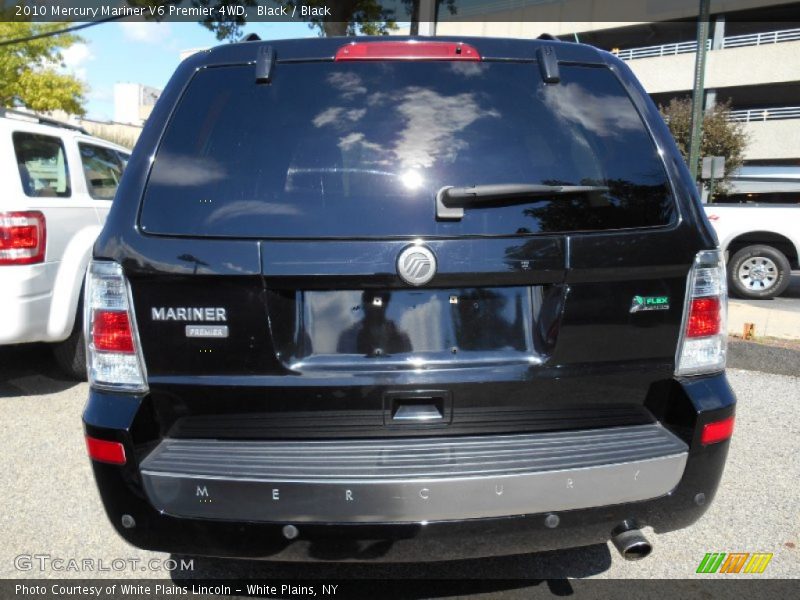 Black / Black 2010 Mercury Mariner V6 Premier 4WD