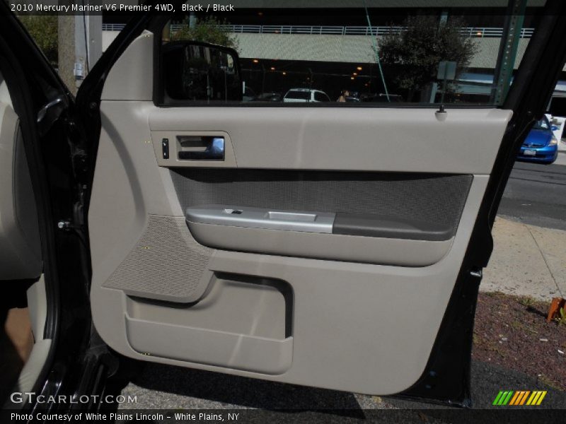 Black / Black 2010 Mercury Mariner V6 Premier 4WD