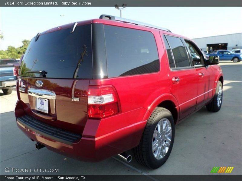 Ruby Red / Stone 2014 Ford Expedition Limited