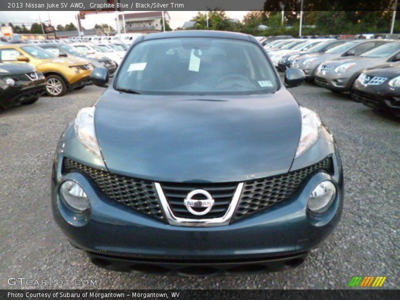Graphite Blue / Black/Silver Trim 2013 Nissan Juke SV AWD