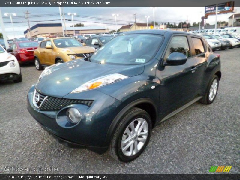 Graphite Blue / Black/Silver Trim 2013 Nissan Juke SV AWD